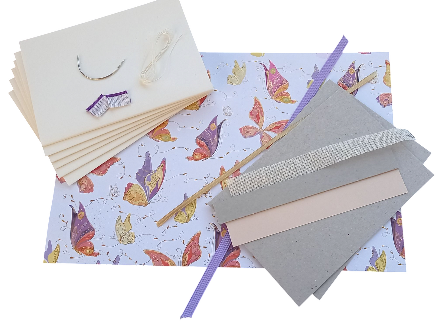 Papillons réhaussés Or